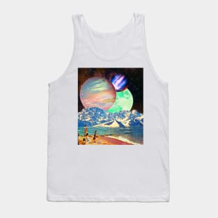 Beach Vintage Collage Tank Top